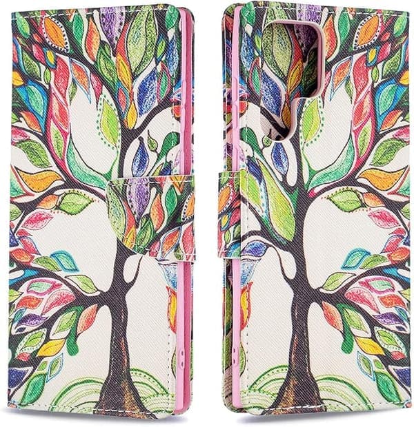 Kompatibel med Samsung Galaxy S21-deksel Luksuriøst elegant PU-lær