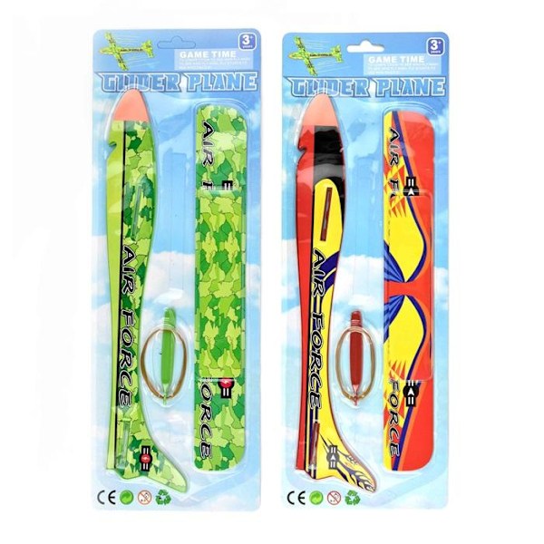 2-Pack - Glidflygplan Leksak - 37 cm multifärg