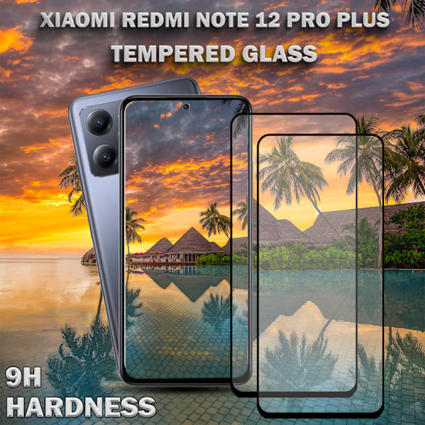 2-Pack Xiaomi Redmi Note 12 Pro Plus - Härdat Glas 9H - Super kvalitet 3D Skärmskydd
