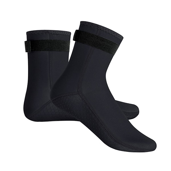 3mm neopren dykstrumpor Skor Vattenstövlar Halkfri strandstövel Black XS Black XS