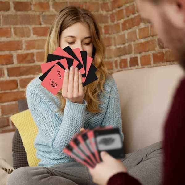 Card Game for Couples - Romantic Date Night with Command Cards, Valentine's Day & Anniversary Gift for Him & Her