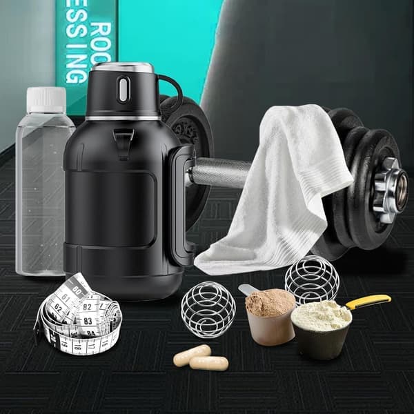 Små shakerkuler for proteinshakes, milkshakes og salatdressing, 304 rustfritt stål shakerkule (4 x 1,9 tommer)