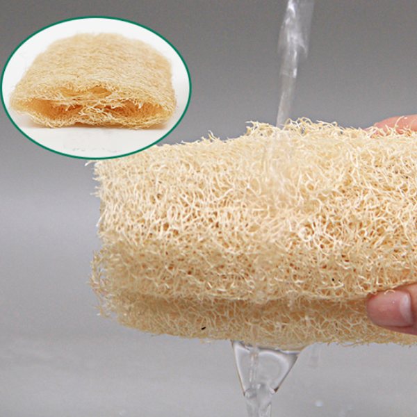 Naturlig diskborste 8-pack, komposterbar köksskrubb, skursvamp, diskborste av växtbaserad luffa, biologiskt nedbrytbar