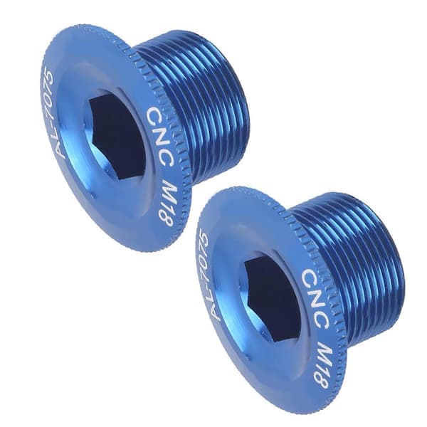 Mountainbikevevbultar 2 st aluminiumlegering cykelvevskydd skruvlock M18