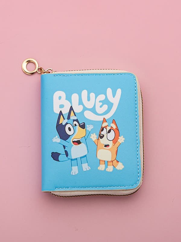 Bluey Tegnet Møntpung – Børn & Studenter Kortetui, Anime-stil