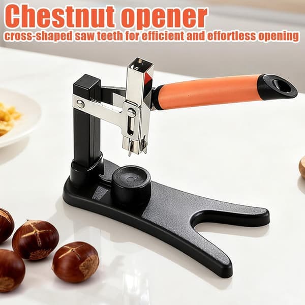 Chestnut Peeler - Handheld Nutcracker with Non-Slip Grip & Reinforced Blade | Safe Shell Remover for Home & Cafe