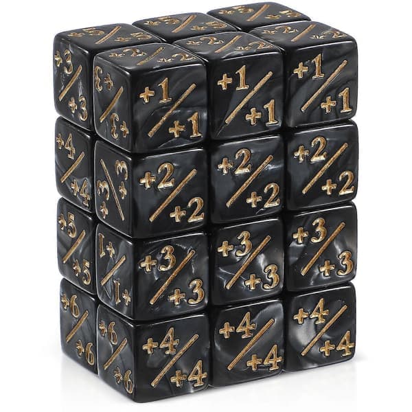 24-tärningsset, lämpligt för spelutveckling, märkes-tärningar, samlarobjekt, dekorativa tärningar.