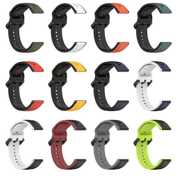 Bästsäljande silikonrem kompatibel med Samsung Galaxy Watch 4 Classic 42mm