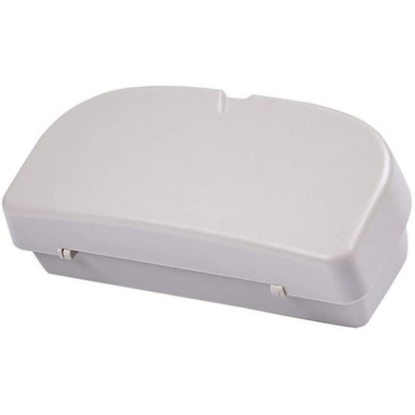 Bil solglasögonhållare, bil auto universal solglasögon förvaringshållare klämma fodral arrangör låda universal (beige)