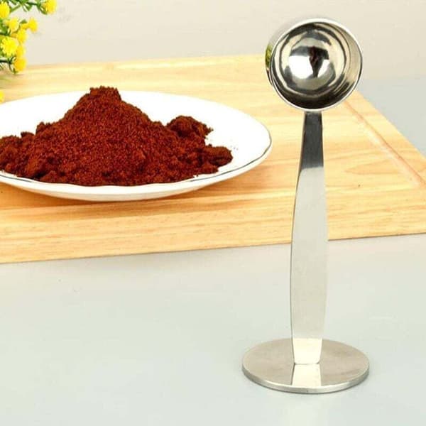Espresso Stand Kaffemål Tamper Ske Rustfrit Stål Kaffe- og Teværktøj Tampers Kafferedskab