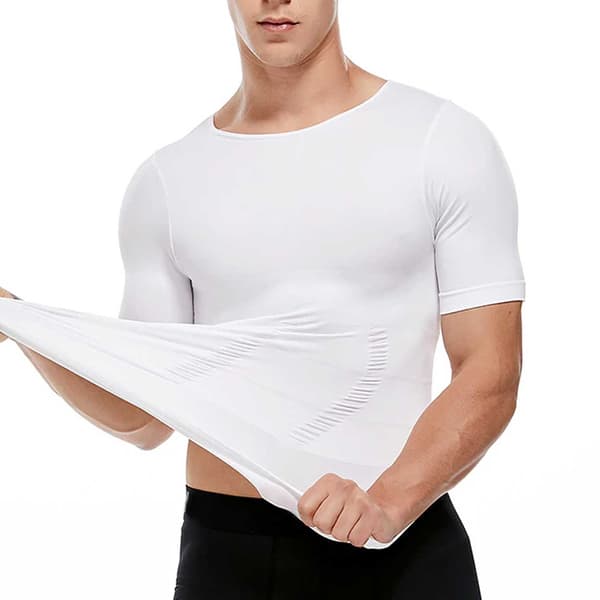 Posture T-shirt for Better Posture Posture T-shirt L White white white