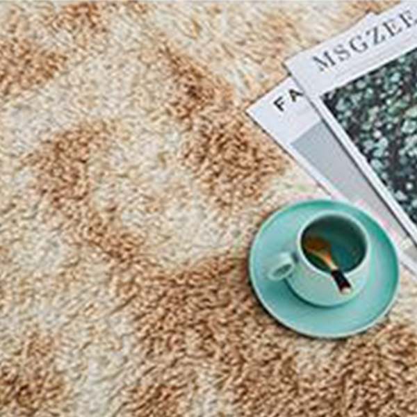 Oval fluffig ultra mjuk sovrumsmatta Plysch plyschmatta