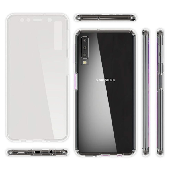 Samsung A50 | 360° TPU Silikonfodral | Heltäckande Skydd Rosa Rosa