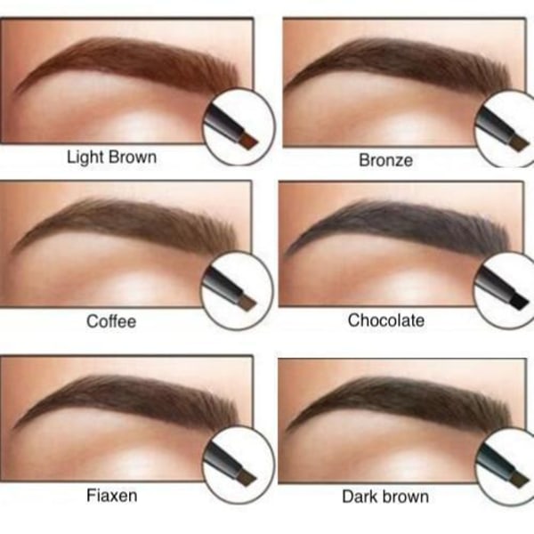 Ögonbrynspenna - Eyebrow pen - 6 färger Fiaxen Fiaxen