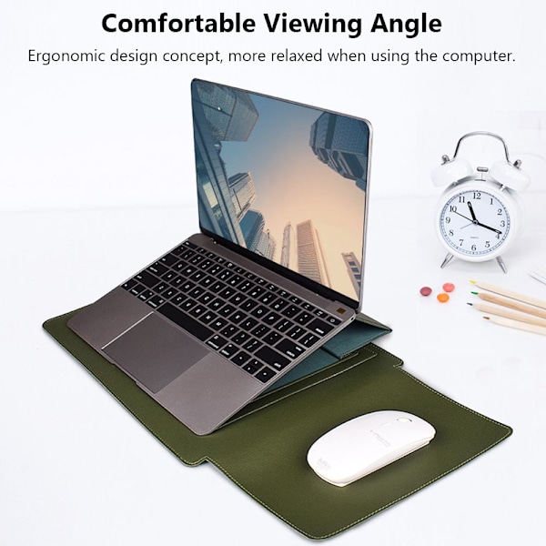 Laptopväska Case PU-läder Ultrabook-fodral Stötsäkert cover Black 14-14.5 inch Black 14-14.5 inch