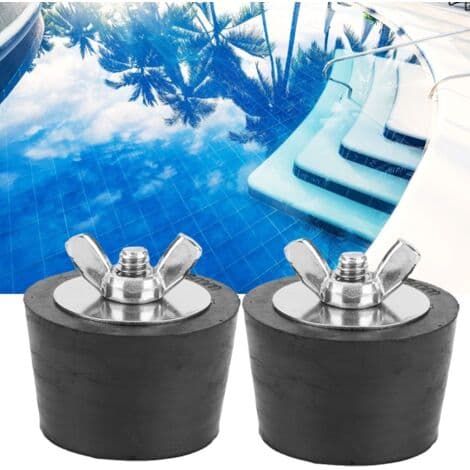 2-delte poolvinterpropper, 38 mm/1,5\" gummiudvidelsespropper til vinteropbevaring af pool- og spa-rørdele