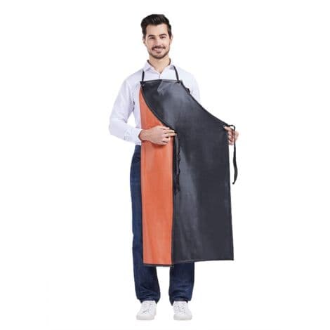 Tynt PVC-arbeidsforkle, lett, vanntett, unisex slakterforkle, olje- og vannavvisende fabrikkforkle