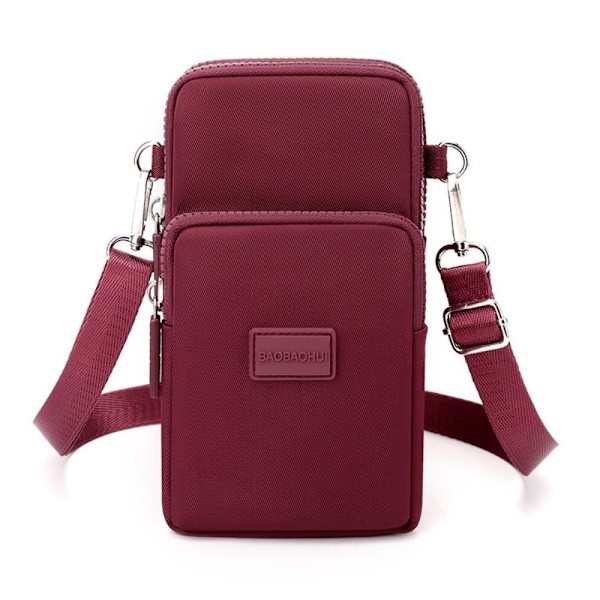 Axelväska Mobiltelefonväska MÖRKBLÅ dark blue wine red