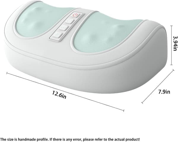 This massager has massage rollers and a constant temperature function, making it suitable for relieving foot pain at home or in the office.
