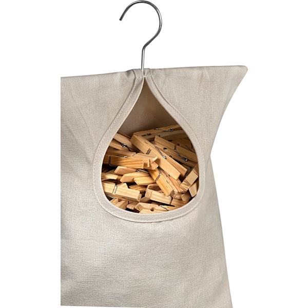 Peg Bag  Torkvinda klädnypsväska 360° rotation förvaringsväska
