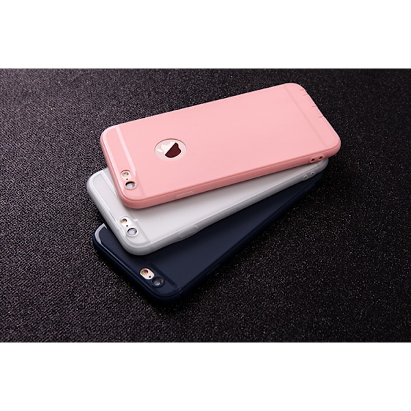 Ultraslim Silikon Skal till iPhone 6/6S - fler färger Svart Svart