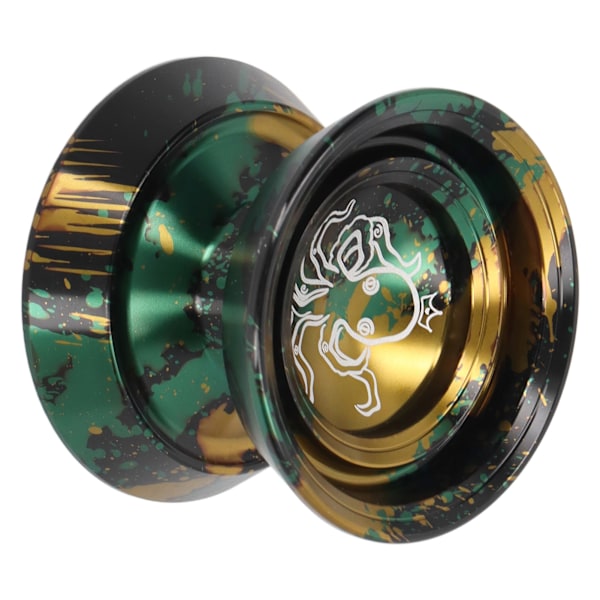 YoYo Ball svarar inte aluminiumlegering Advanced Fade Free Utsökt för tävling med handske 3st strängar svart guld