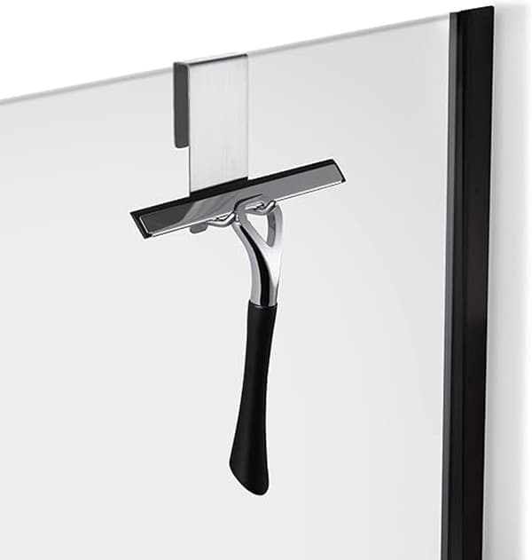 Suihkukoukut suihkukaapin seinäkoukut pyyhekoukut ilman porausta ovikoukut 6-12mm paksuisille harjattu ruostumaton teräs 12*6CM