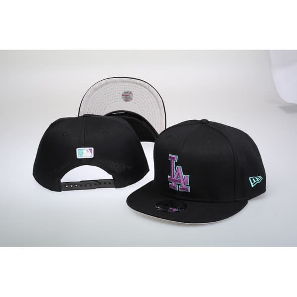 LA Dodgers Seasonal World Series Musta 9FIFTY Snapback Lippis