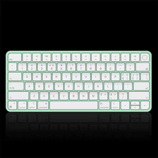 Cover för 2021 Apple iMac 24 tum Magic Keyboard med Touch ID, iMac 24 tum 2021 tillbehör, Ultratunn TPU Apple iMac 24 tum A2449
