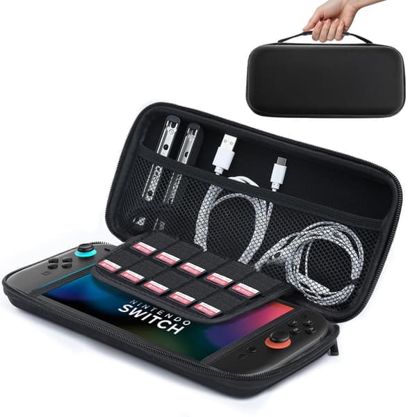 Bæreveske for Nintendo Switch 2 [7.9''] Beskyttende hardt etui Bærbar reiseveske for Switch-konsoll og tilbehør