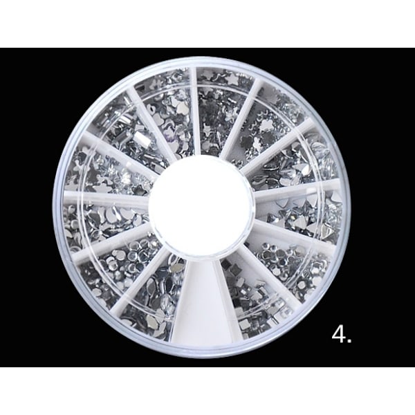 Rhinestone hjul MultiColor 3. Rhinestone silver 1,5mm MultiColor 3. Rhinestone silver 1,5mm