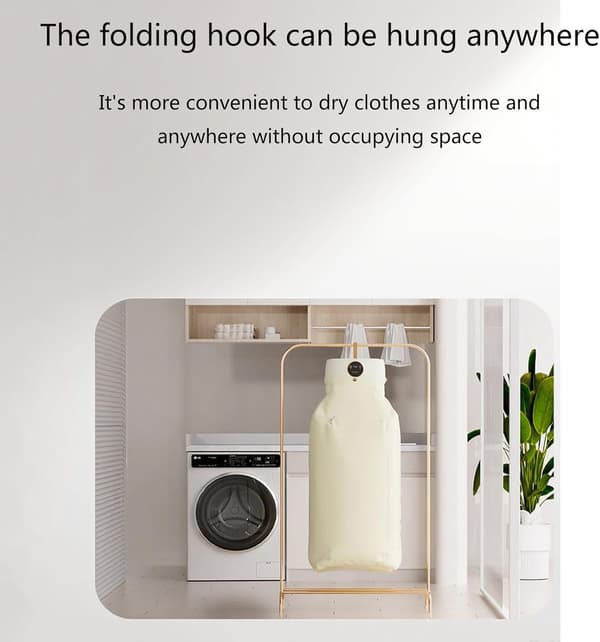Automatic Clothes Ironer for Home Use 2-in-1 Steam Iron Quick Ironing 24.2*19*11CM