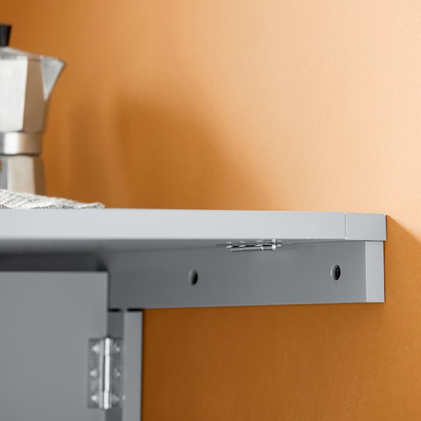 SoBuy Väggmonterat Klaffbord Skrivbord Matbord Barbord Datorbord FWT03-HG Grey Grey