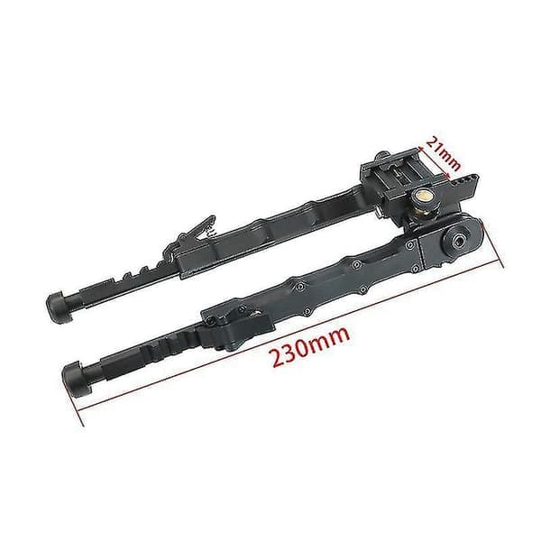 V9 justerbar monopod, bipod og tripod i aluminiumslegering, sort.