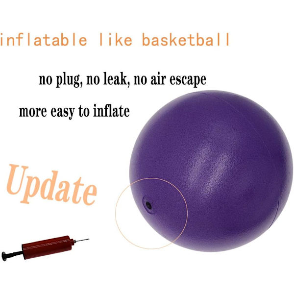 Träningsboll, liten träningsboll, miniträningboll, pilatesboll, coreboll, boll för stabilitet, fysioterapi, fitness