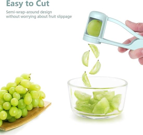 Fruit Cutter - Tomato Slicer - Wedger - Grape Cutter - Kitchen Utensil - Kitchen Accessory - Kitchen Tool for Salads and Cake Decorations