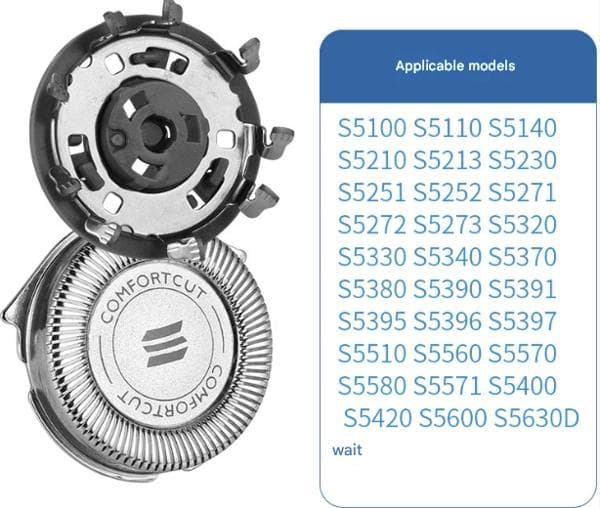 Ersättningsblad för Philips Series 5000 elektriska rakapparater, 6-pack