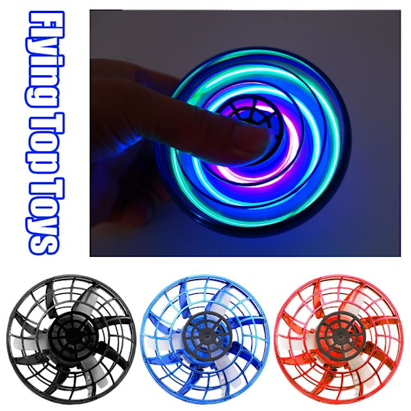 Flynova Flygande Spinner Boomerang Fingertip Gyroskop Magisk Min red onesize red onesize