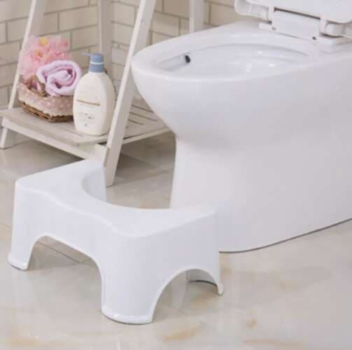 Toalettkrakk - Bred Squatty Potty - Hvit
