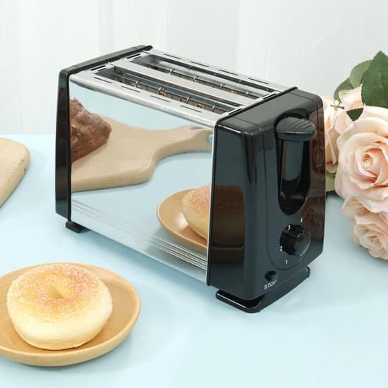 Toasters - 2-Slice Toaster - 6 Browning Settings - Extra Wide Slots - For Bagels and Croissants