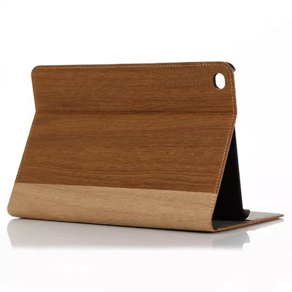 Plånboksfodral Ipad Mini 4 - Trä (välj mellan 4 färger) Mörkbrun Mörkbrun
