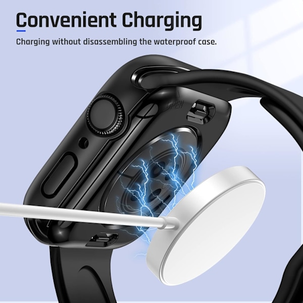 2-i-1 Vattentätt Skal för Apple Watch Ultra Titanium 49mm Titanium 49mm