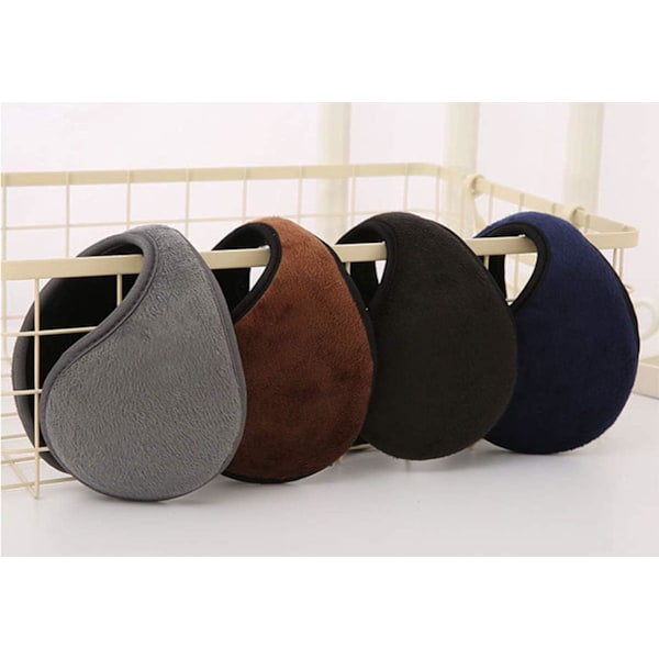 (4-pack) Varma öronmuffar för damer och herrar, vinteröronmuffar som håller öronen varma, unisex öronvärmare, utmärkt i