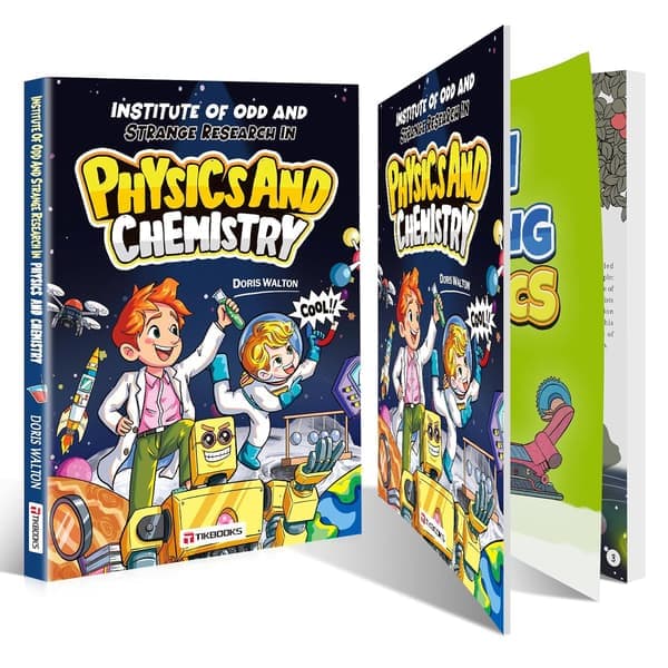 Comic Book Format for Teaching Math, Physics, and Chemistry, Designed to Stimulate Children's Interest in Learning