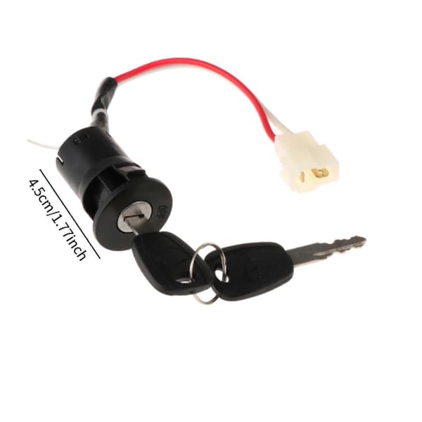 Tändningslåscylinder Låsslitstyrka Multifunktionell Bärbar Ström 2 cable