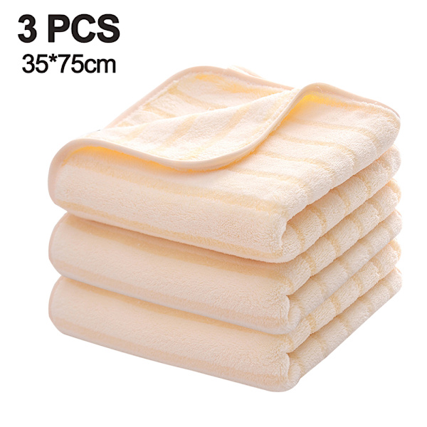 Handdukar för badrum  Mjuka, mycket absorberande handdukar, storlek 35*75cm (3-pack)