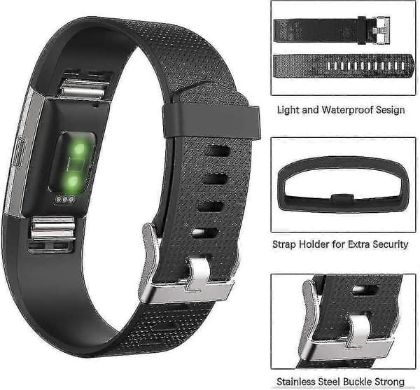 Fitbit Charge 2, justerbare sportsarmbånd til Fitbit Charge 2, lille