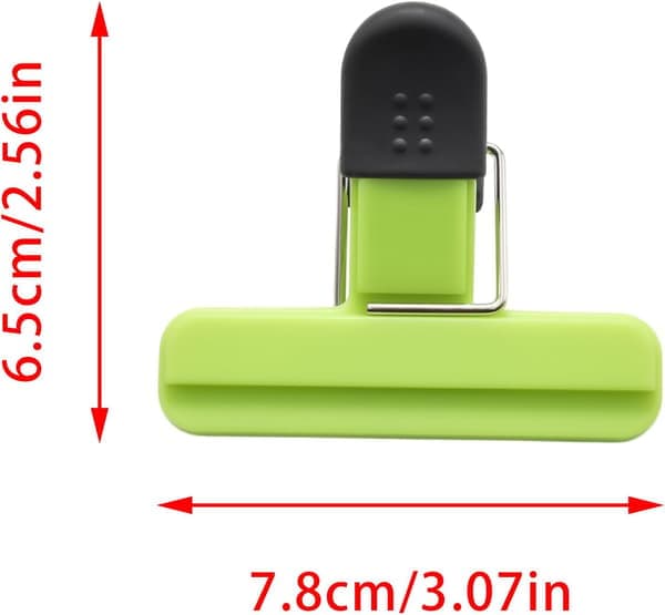 6-pack små påskklämmor 7,6 x 6,3 cm, blandade färger, matklämmor (stil 2)