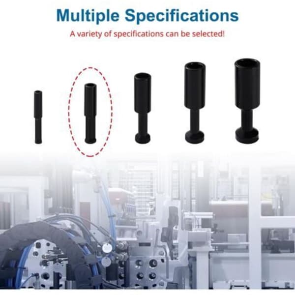30 stk. 6 mm OD pneumatiske propper, push-in propper, pneumatiske propper i tætningsstil, til 6 mm rørforbindelsesfittings, sort
