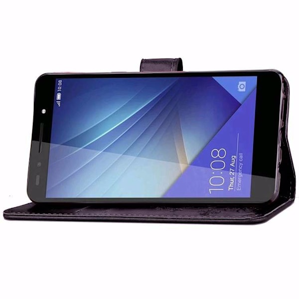 Iphone 11 plånboksfodral wallet - fyrklöver brun Brun